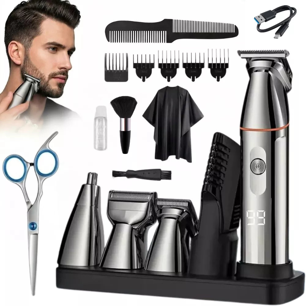 aparat de tuns multifunctional 11 in 1 pentru barbati