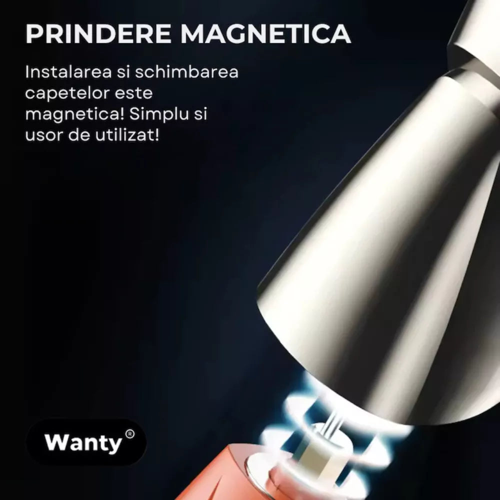 aparat de tuns cu capete magnetice usor de schimbat