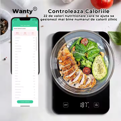controleaza caloriile cu cantarul de bucatarie inteligent