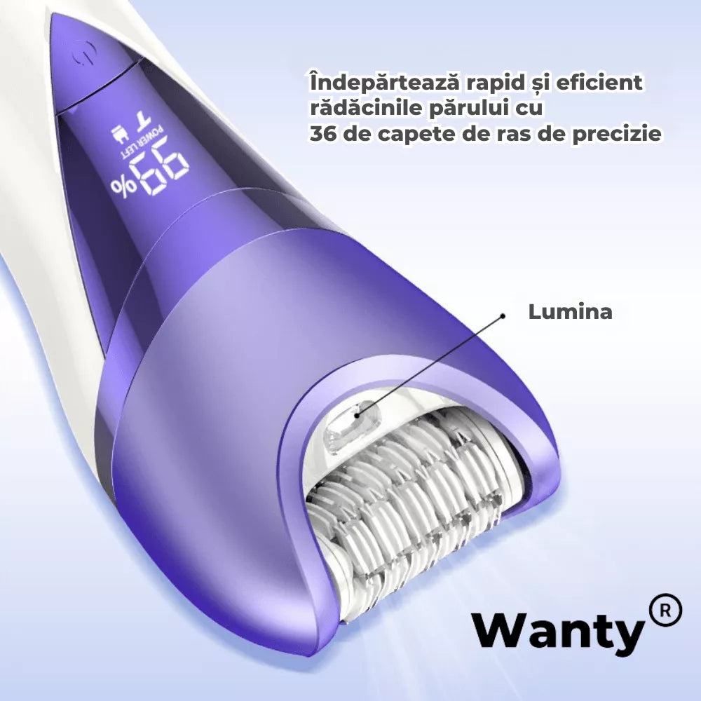 epilator femei 7 in 1 pentru picioare piele fina