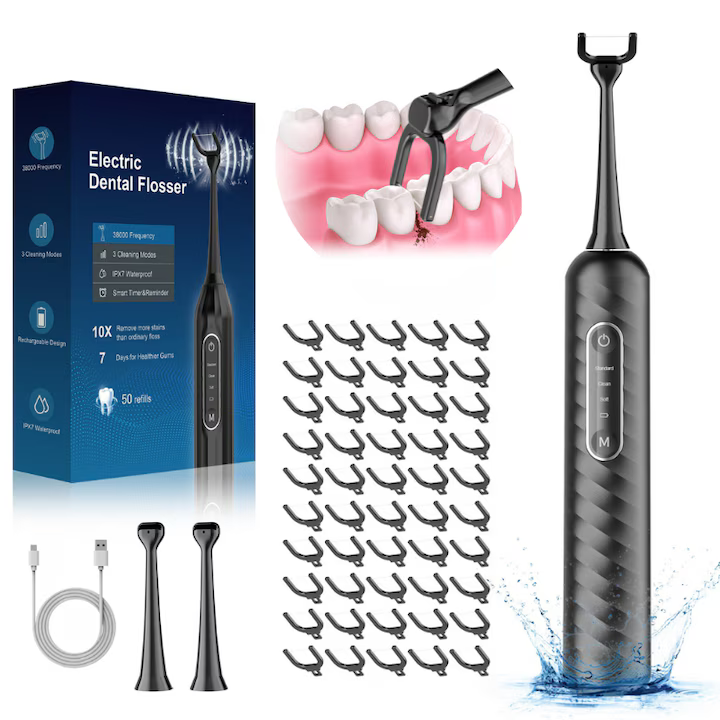 Dispozitiv Electric pentru Curatarea Dintilor cu Ata Dentara Wanty®