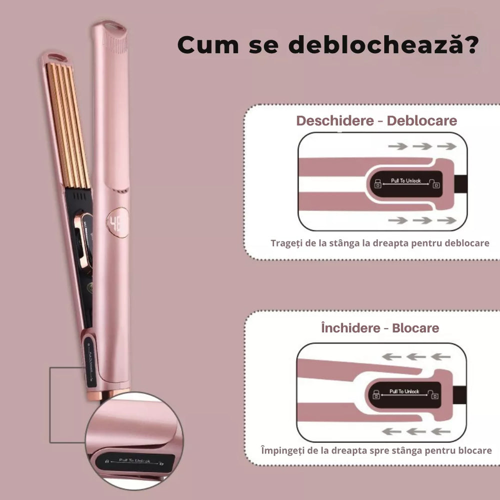 placa de creponat profesionala cu blocare