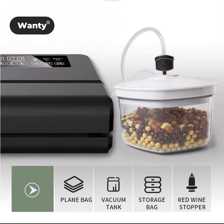 Aparat de Vidat si Sigilat Ultra Pro Industrial Vacum Multifunctional, Putere 240W Wanty