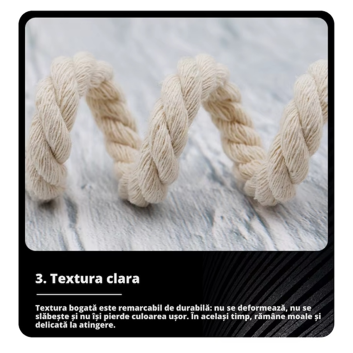 Sireturi Rope Laces Wanty ®  Bumbac, Capat Transparent si Textura Clara Wanty