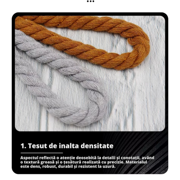 Sireturi Rope Laces Wanty ®  Bumbac, Capat Transparent si Textura Clara Wanty