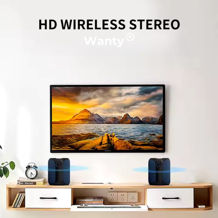 Boxa portabila Pro Wanty®, Deep Bass, Lumini RGB, Putere 40W, Baterie 4400mAh, Bluetooth 5.3, Triplu EQ Sound, Wanty