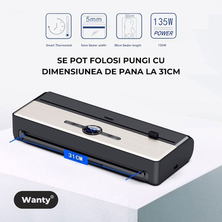 "Aparat de Vidat si Sigilat Wanty®️" "Aparat de vidat" "Aparat de sigilat" "Wanty®️" "Aparat de vidat alimente"